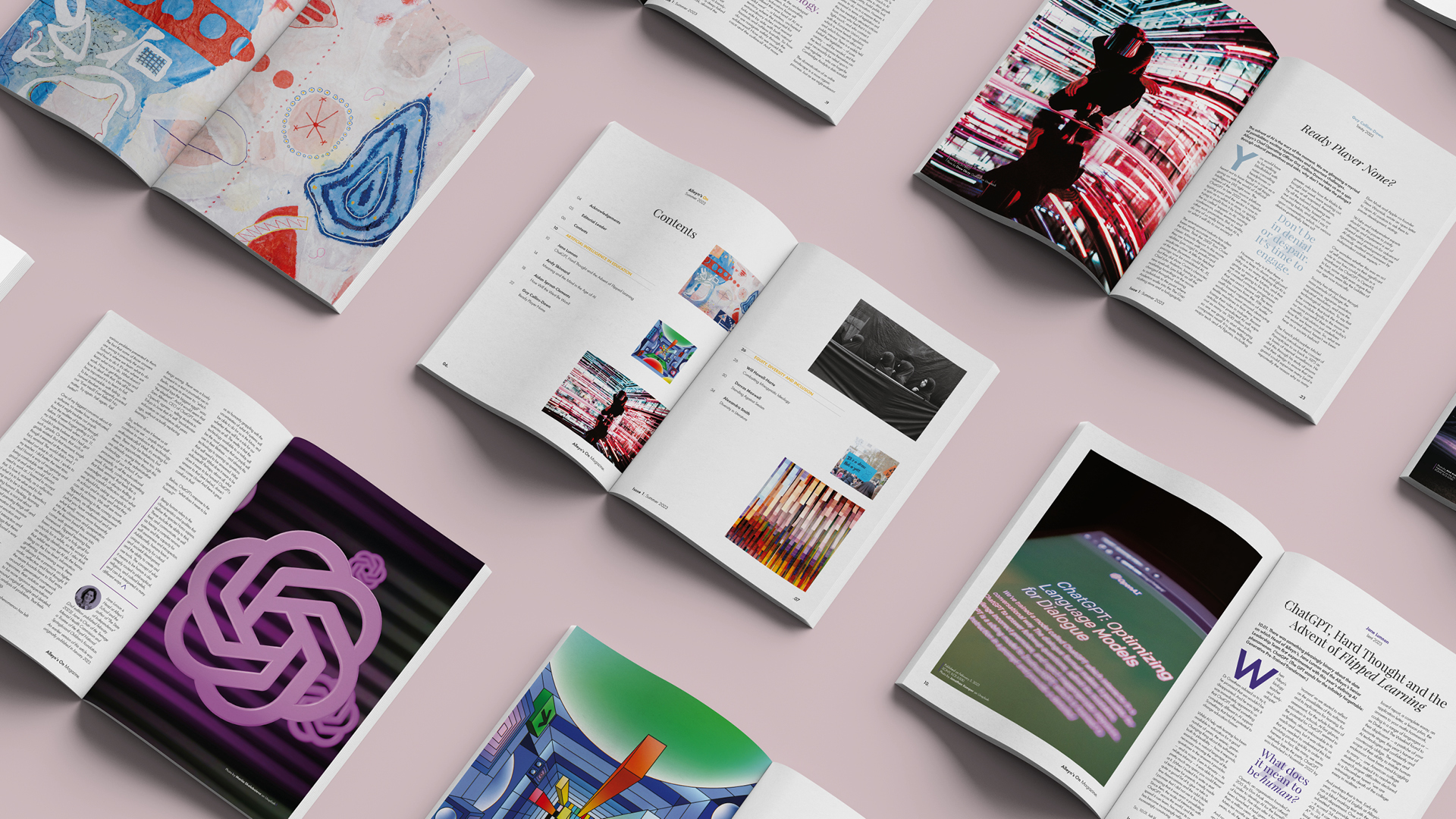 Alleyn's On magazine | The Graphic Design House
