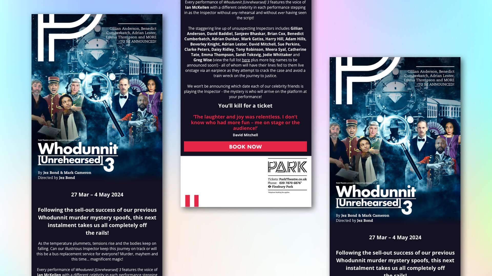 Whodunnit 3 HTML Email design