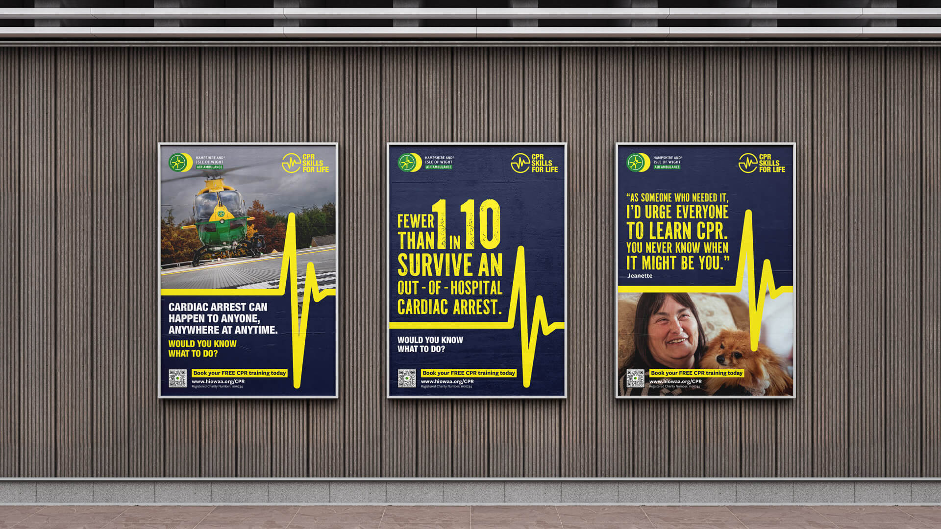 Poster series for CPR Skills