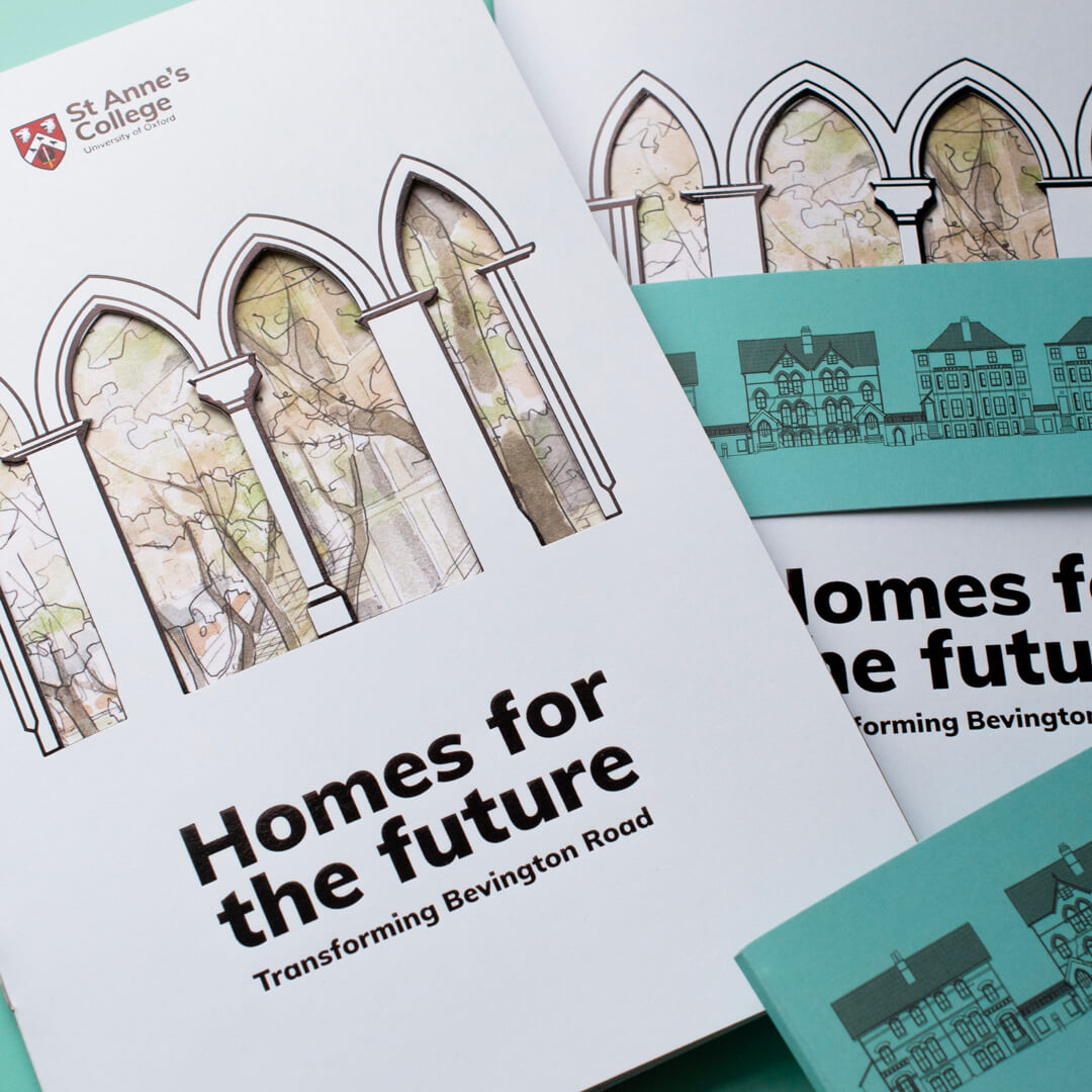 St Anne's College, Homes for the future campaign brochure
