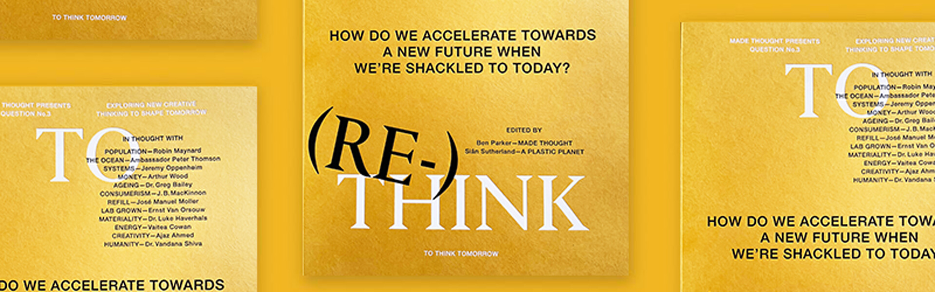 To-Think-Tomorrow Cover of the How Do We Accelerate Towards a New Future When We’re Shackled to Today? book