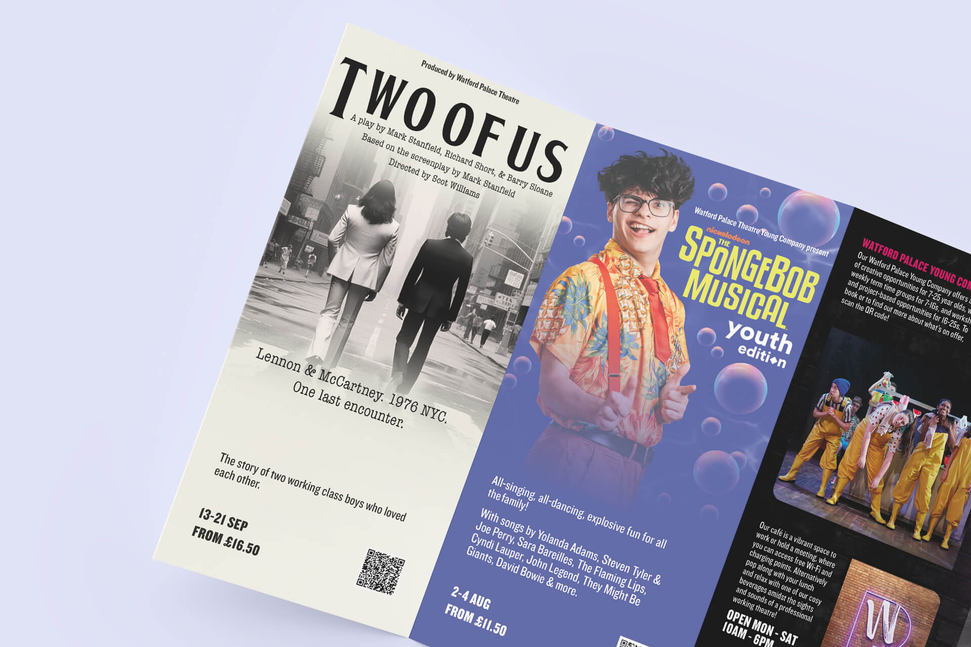 full panel show highlight from Watford Palace brochure