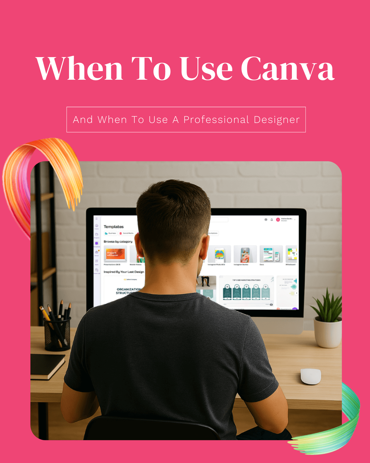 Canva Blog When to use Canva and when to use a professional designer graphic