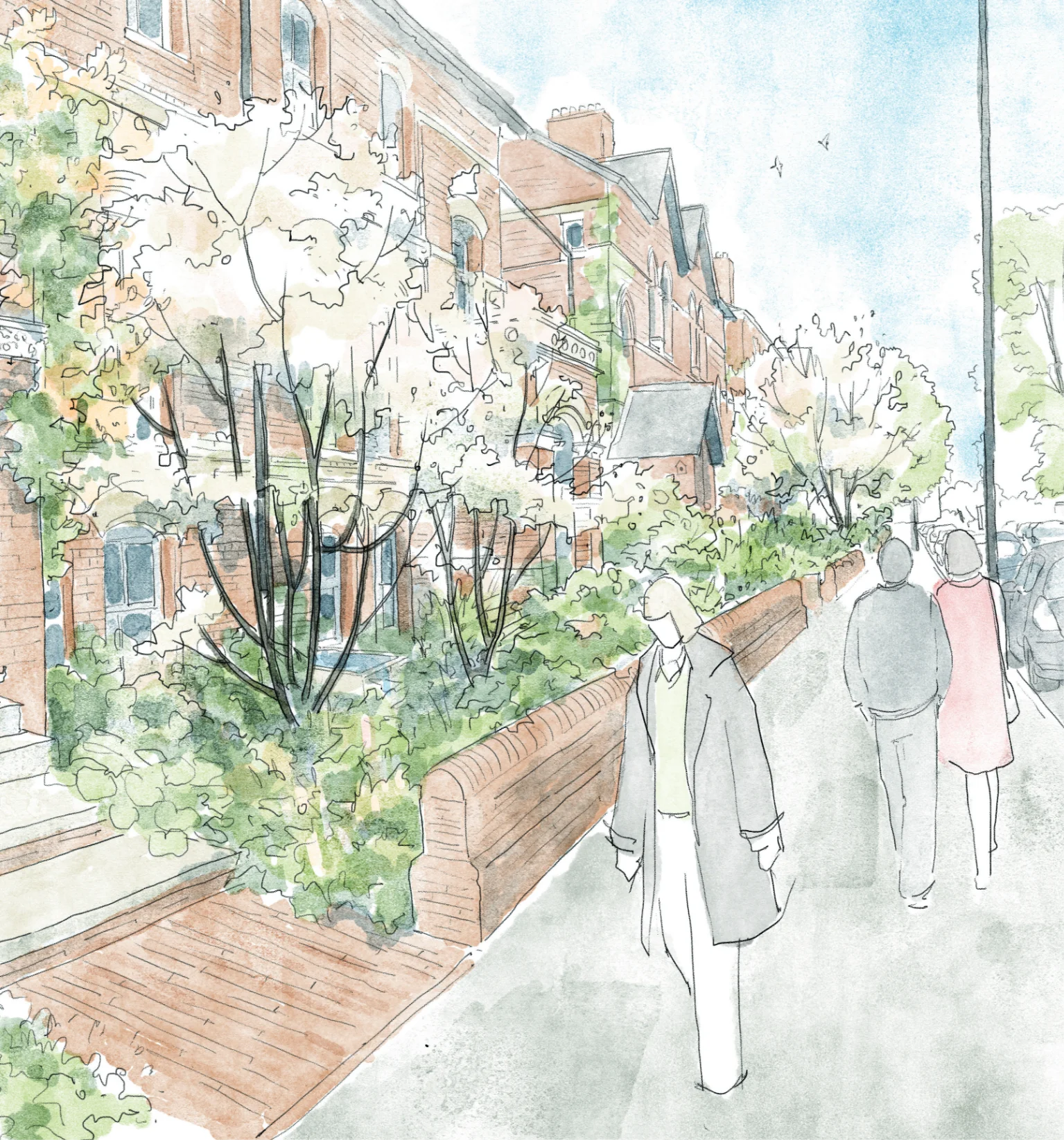 Illustration of Bevington Road