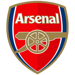 The logo of Arsenal Football Club