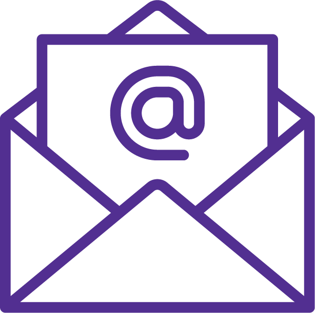 Icon representing email templates part of TGDH's digital design services.