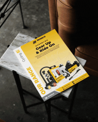 Gif showcasing printed materials such as brochures, catalogues and reports TGDH designed for businesses.