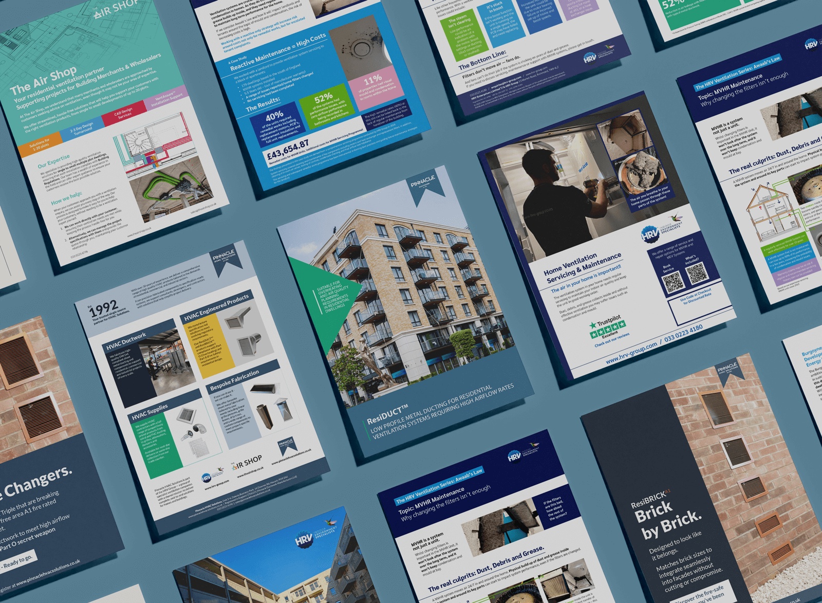 Broomwood Prospectus spread designs