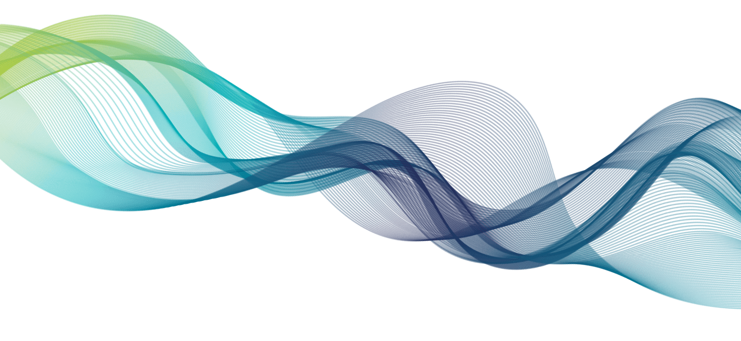 The Henley College blue and green wave graphic used throughout the Henley branding.