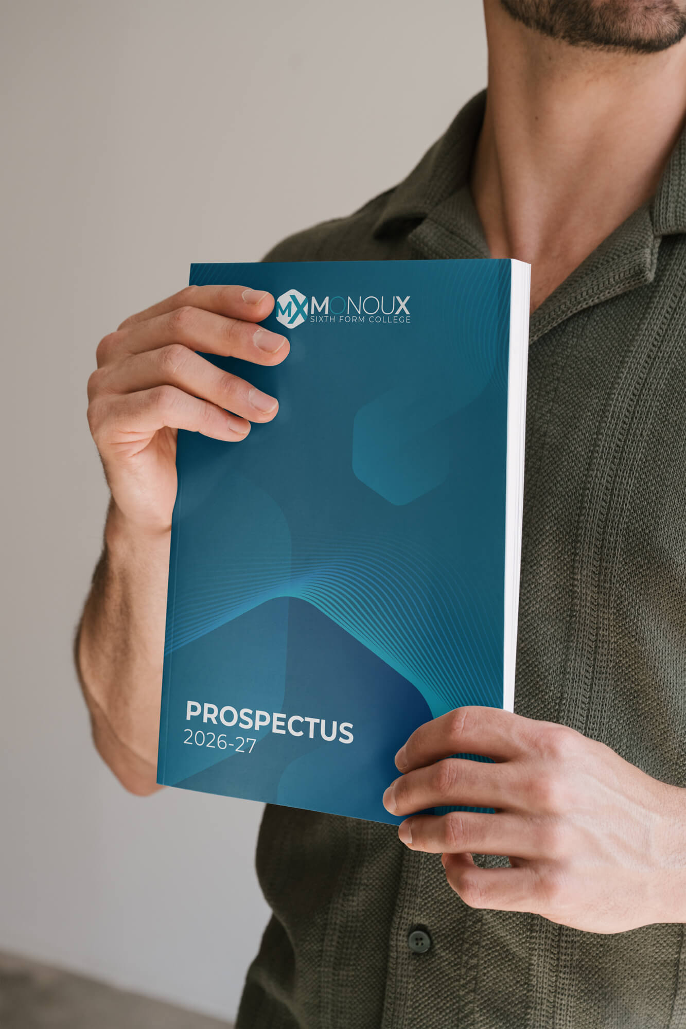 A mock-up of the Bute House logo and branding on multiple mobile phone screens.