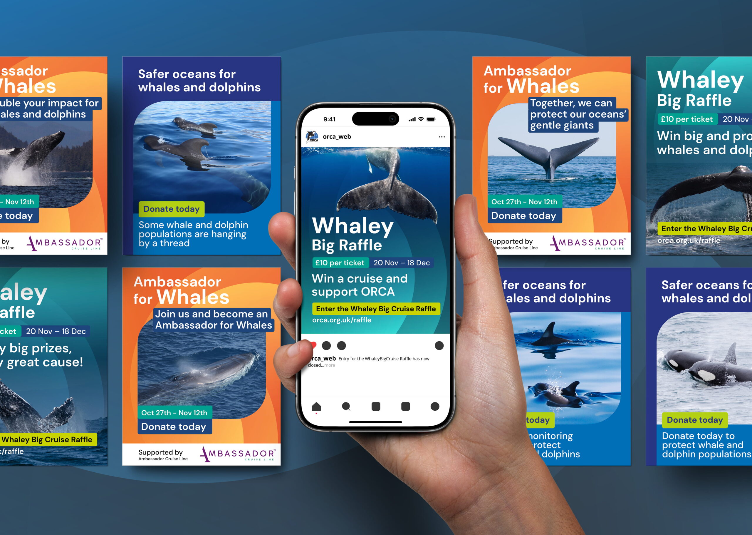 A mock-up of the Sport Industry Report 2026 front cover and spread on a orange background.