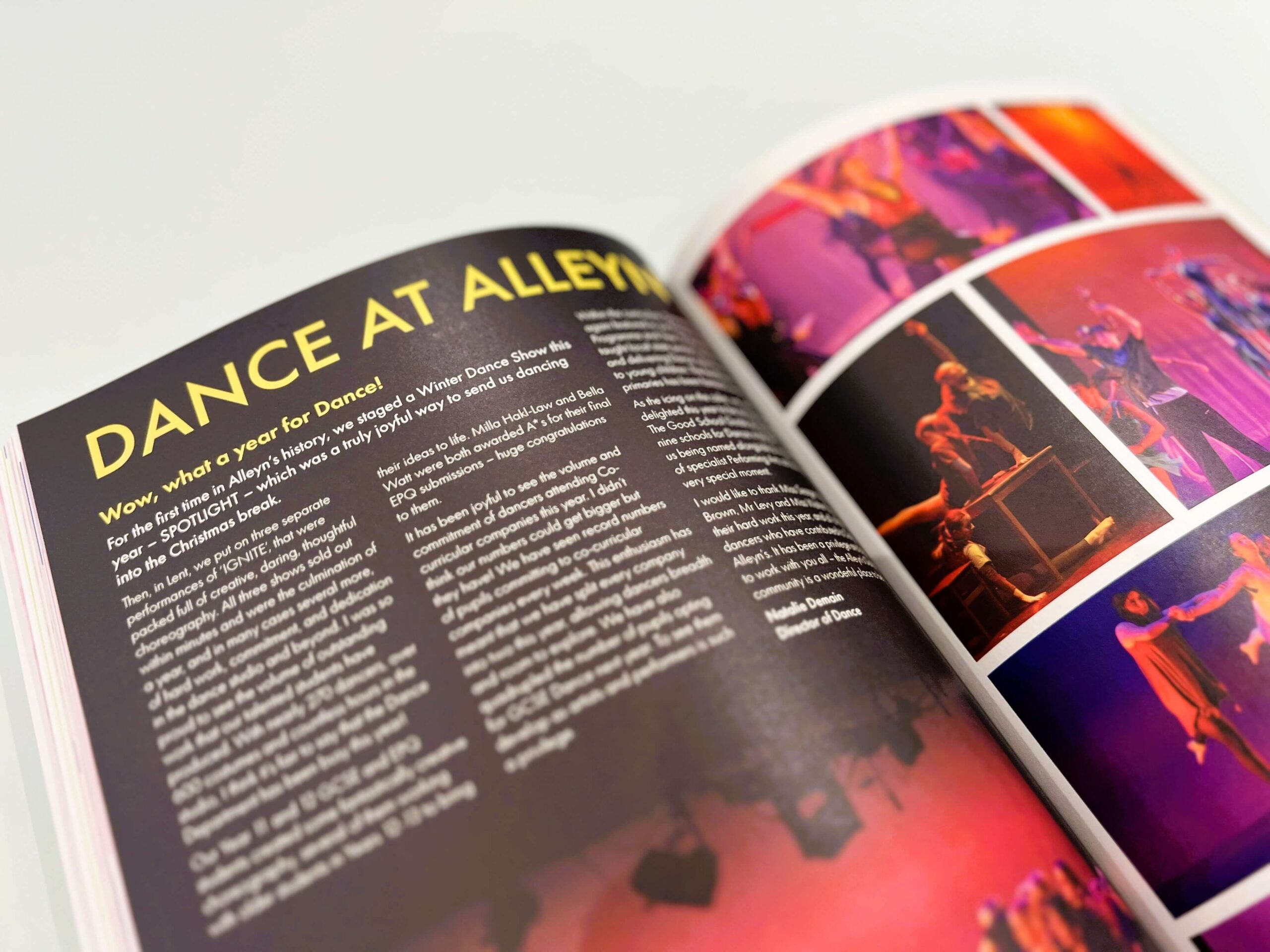 A photo of the Sport Industry Group's 2026 report full page image in the Bishops Printers factory on a pallet.