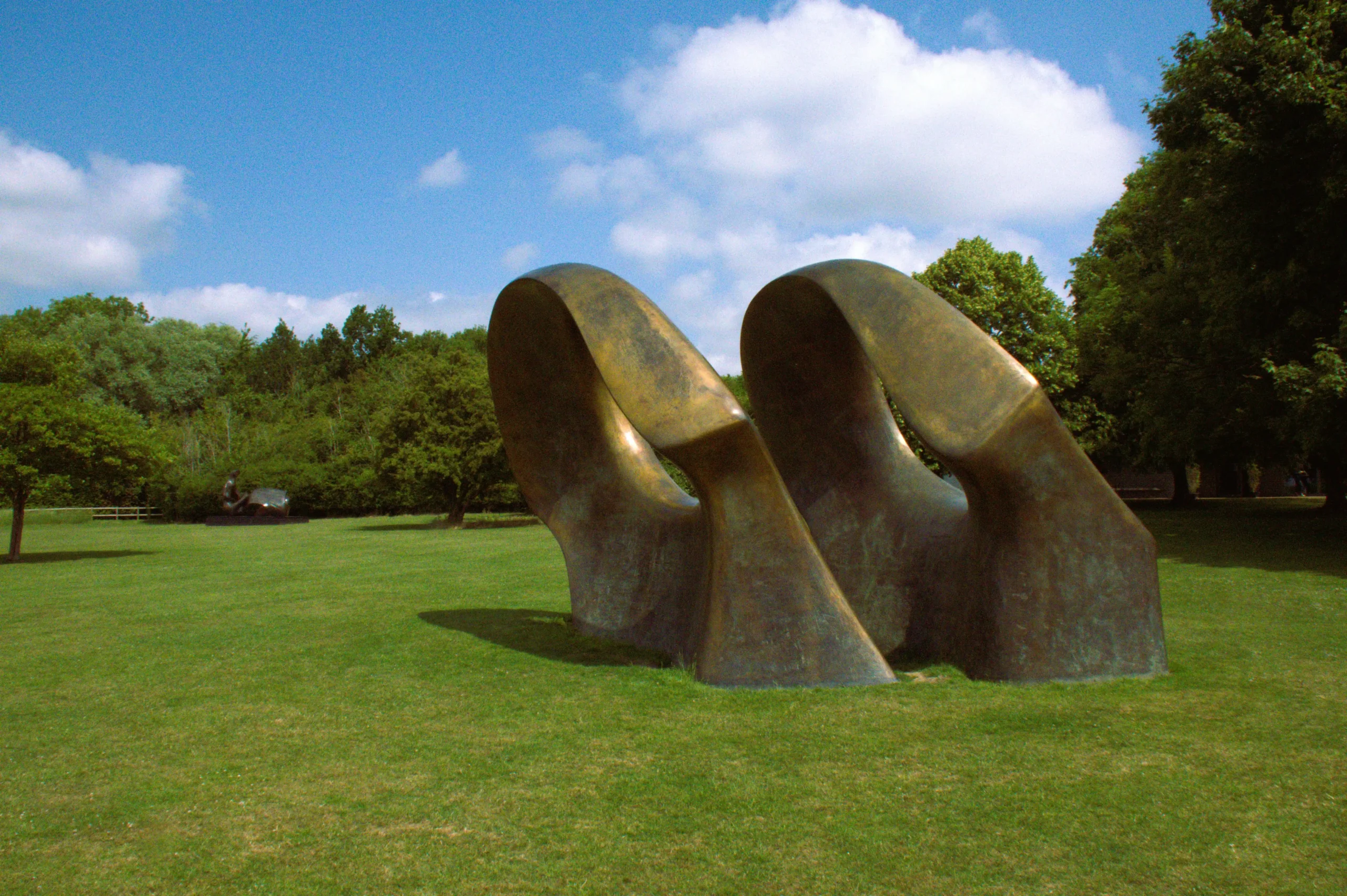 Image showing a Henry Moore Sculpture.